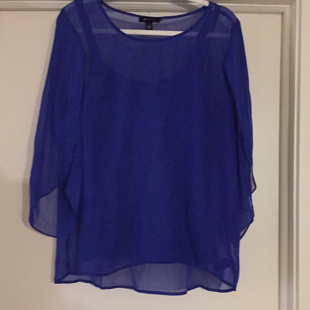 Sheer blouse!